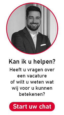 Start uw chat met een recruiter